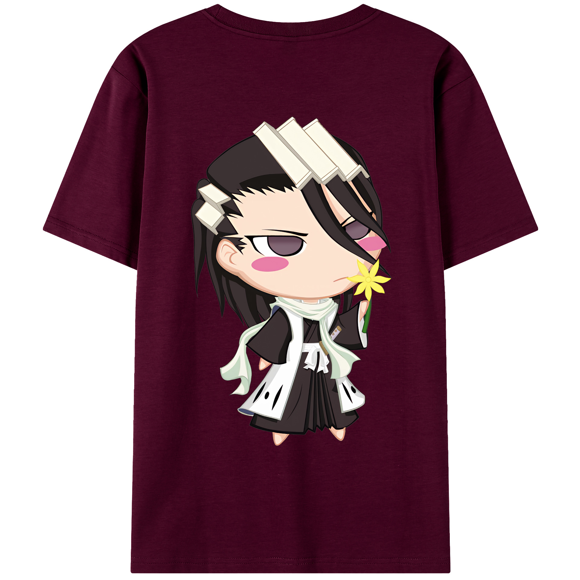 （画像用） ブリーチ くちき びゃくや BLEACH Kuchiki Byakuya レディース半袖Tシャツ(バックプリント)